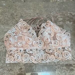 VS PINK strappy lace bralette